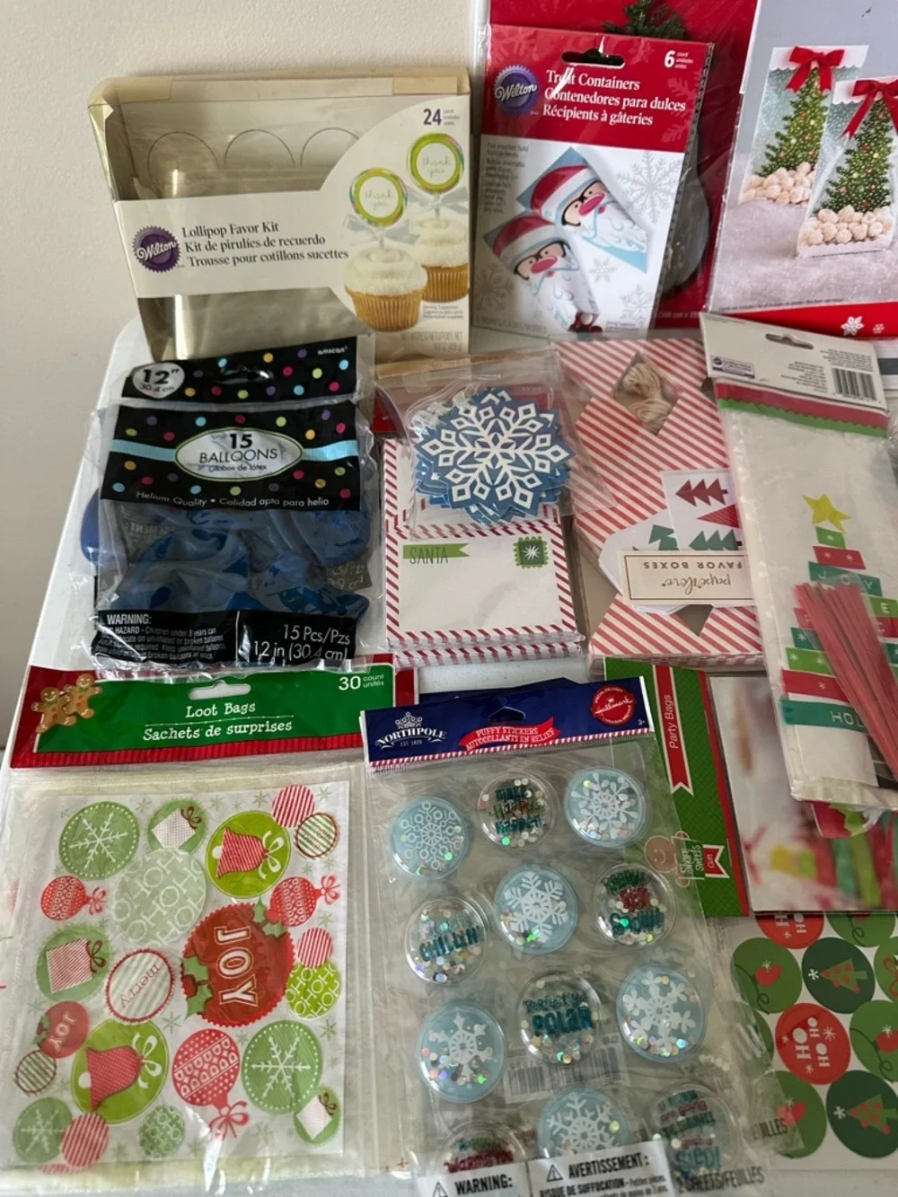 20 assorted Christmas decoration, bags and more NWT